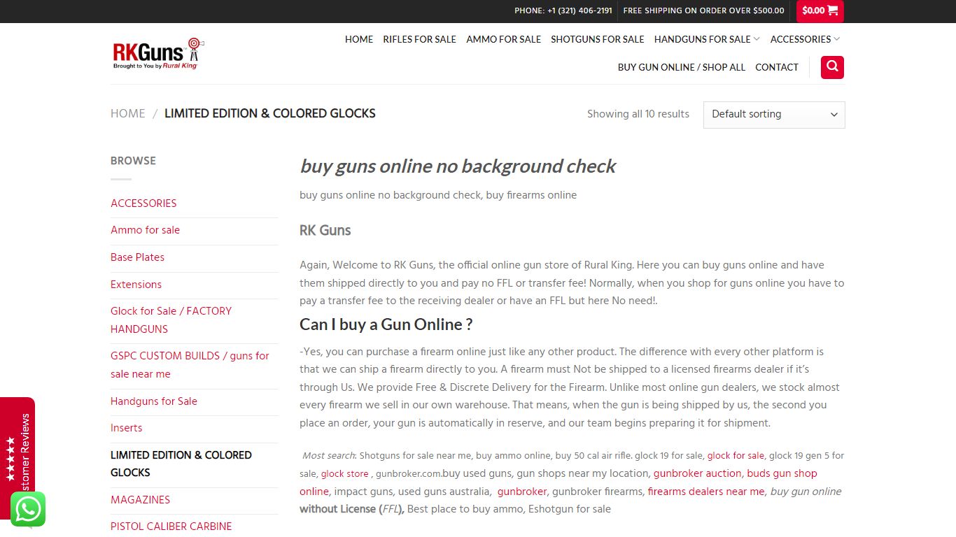 buy guns online no background check